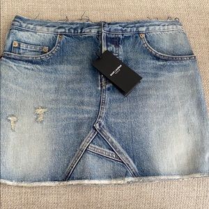 Saint Laurent Denim skirt